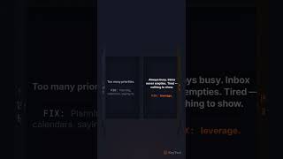 Planning won't fix this problem #ProductivityHack #MindShift