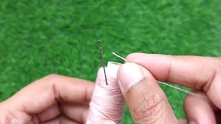 This is the secret that seamstresses use to thread the needle without making a mistake.