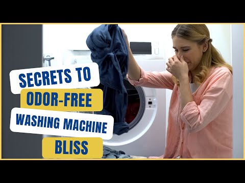 Video: How to get rid of the smell in the washing machine: methods and recommendations