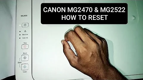 How to reset canon mg2470 & mg2522 printer | the learning lab |