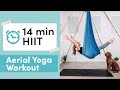 YouTube Aerial Yoga 14 Min HIIT | Beginner Class
