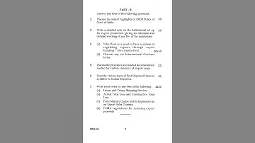 IBO - 04  December 2018 Question Paper