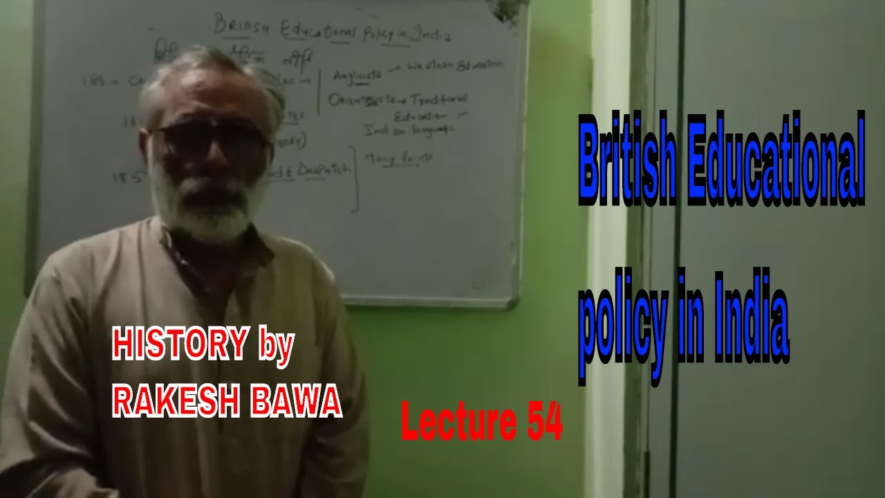 British Educational Policy In India Modern India YouTube