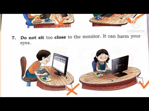 Std 2 Manners in Computer lab