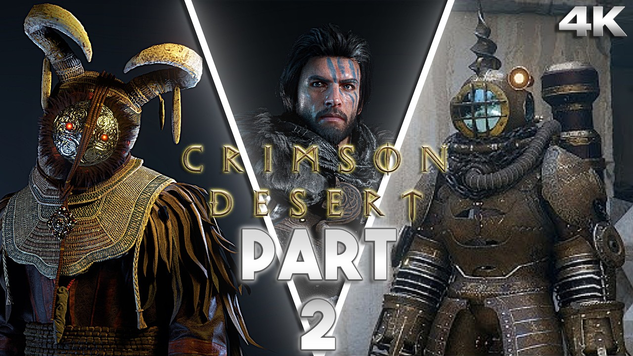 Crimson Desert on PS5 - Part 2 Gameplay w/ Marnie's Excavation & Reed Devil Brutal Boss Fights (4K)