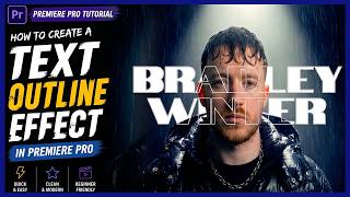Text Outline Effect Without Plugins | Quick Tutorial
