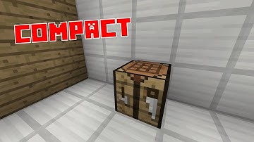 How to make a hidden crafting table