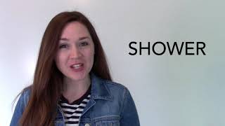 Shower Learn English Words Every Day With Spotlight