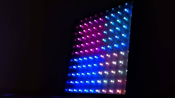 RGB LED matrix - Controlled via Bluetooth - Video 4