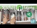 💚 DOLLAR TREE Kitchen Cabinet Makeover! 💚