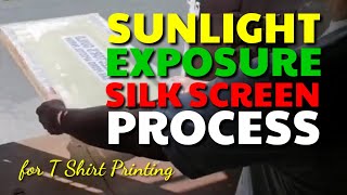 T SHIRT PRINTING TUTORIAL DIY I SUNLIGHT PHOTO EMULSION EXPOSURE I DA HUSTLER'S TV