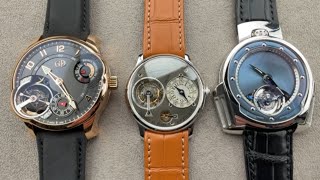F.P. Journe, Greubel Forsey, De Bethune Tourbillon Watch Comparison