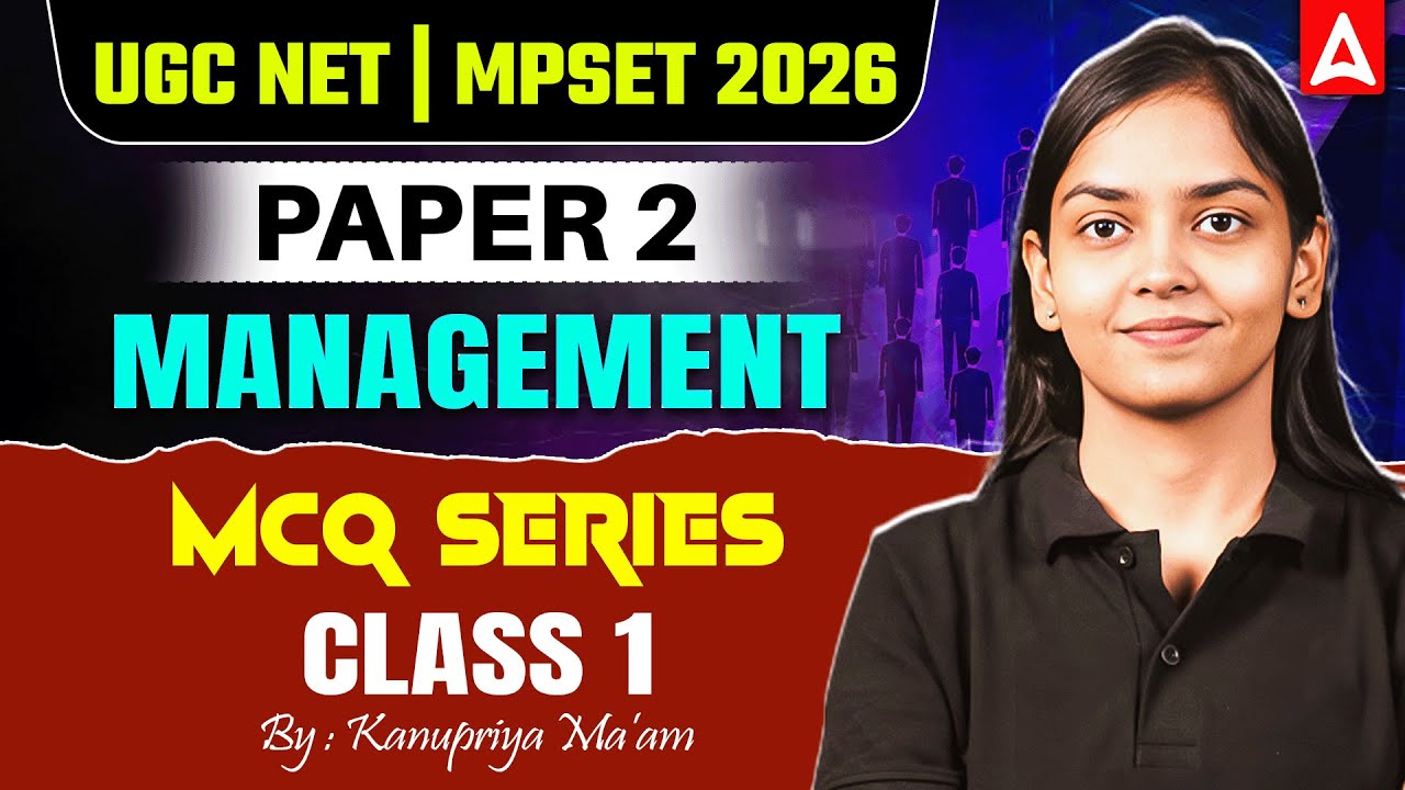 UGC NET | MPSET 2026 Management | UGC NET Management Paper 2 MCQ #1 By ...