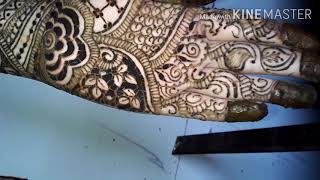 Dubai Arabic Plus Indian Bridel Mehndi.