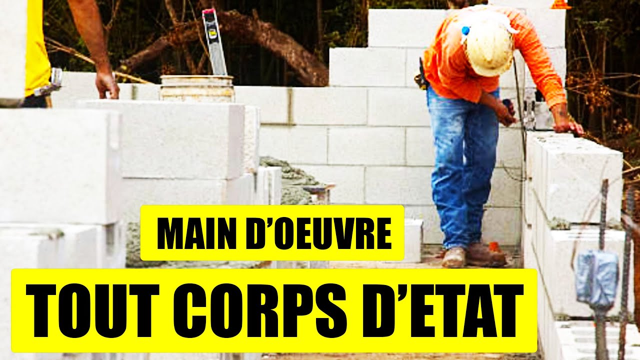 Cote d'Ivoire : Le cout de la main d'œuvre révélé - Maçons - Manawa - Ferrailleurs - Techniciens ...