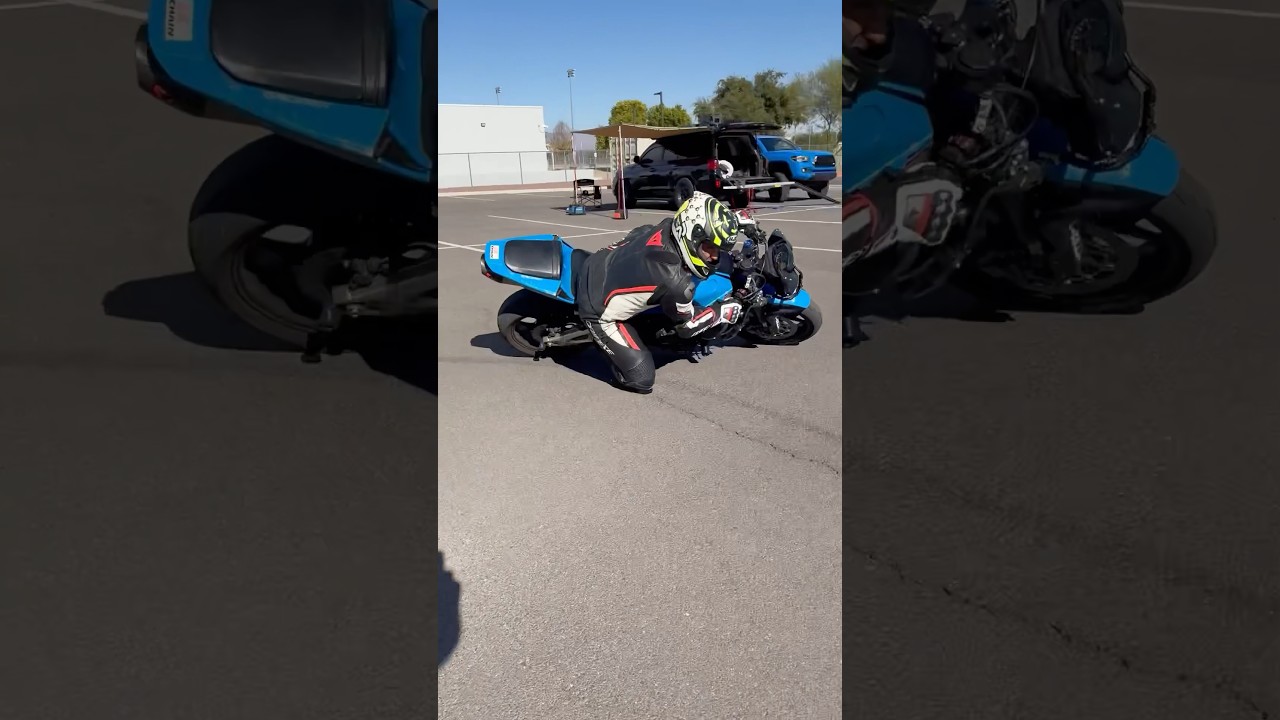 Ray Gets Knee Down First time on 600 in figure 8 