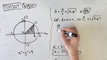 MM247 Maths Methods Fortify Study Guide - "Maximum area differentiation problem"