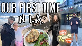 week in my life: OUR FIRST TIME IN L.A.!!! (first impressions, jimmy kimmel, hiking runyon, etc.)