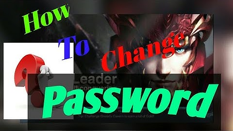 MU ORIGIN 2 How to change password