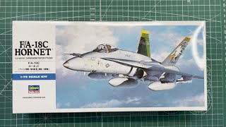 Hasegawa F/A-18C Hornet 1/72 Scale Model Aircraft