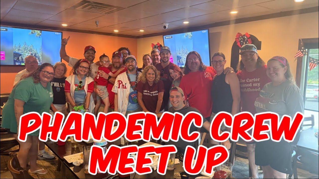 TRYING OUT SOME BREWERIES AND WATCHING THE PHILLIES GAME WITH THE PHANDEMIC CREW!
