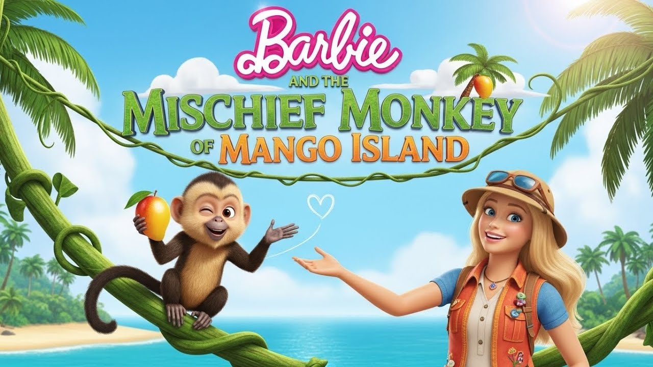 **🐒💖 Barbie and the Mischief Monkey of Mango Island