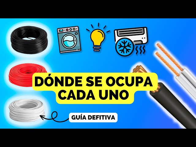 Tipos de cables para instalación eléctrica domiciliaria - Instalaciones  Electricas Domiciliarias e Industriales