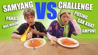 *MUNTAZ NANGIS* SAMYANG CHALLENGE TERGILA FATIM VS MUNTAZ HALILINTAR