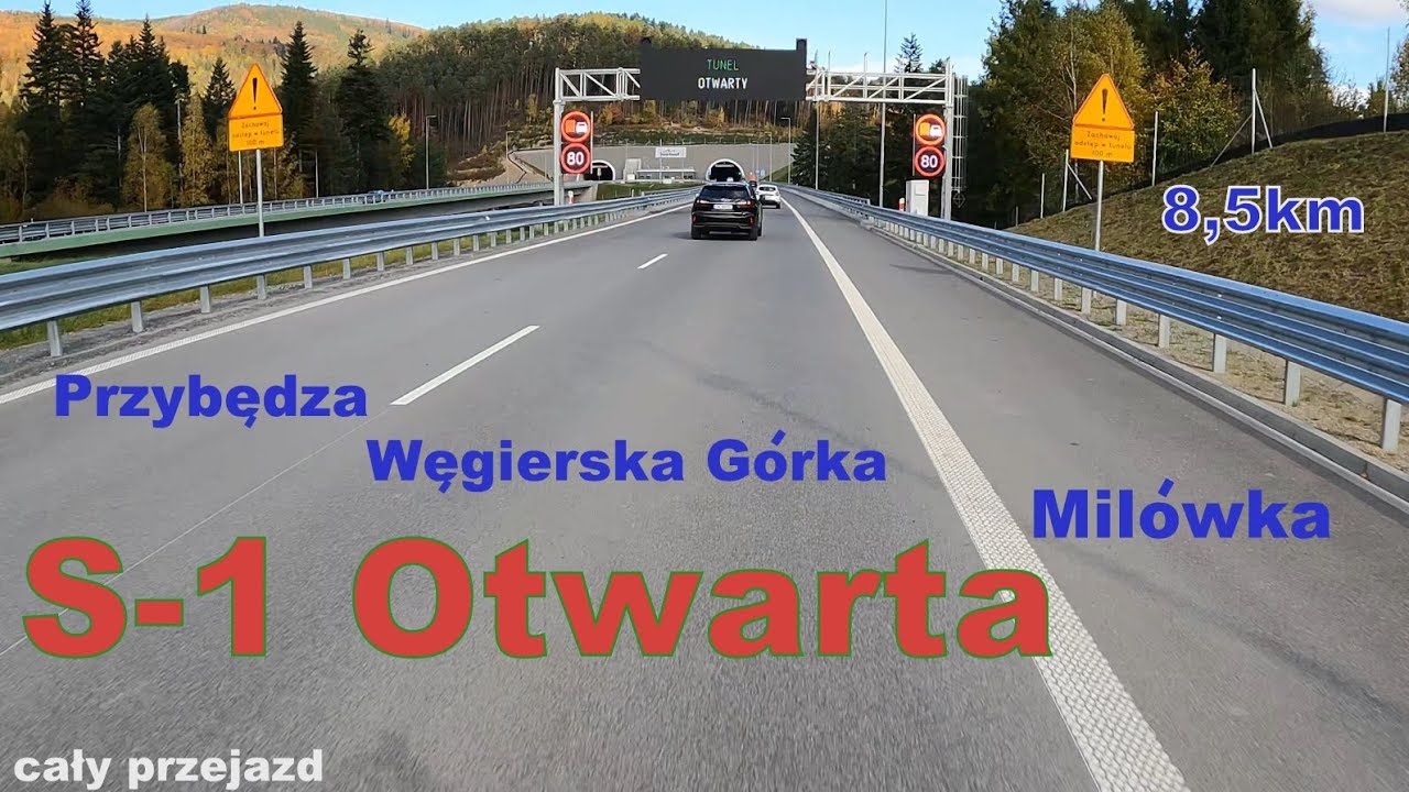 Otwarcie Drogi S-1 Przybędza - Milówka