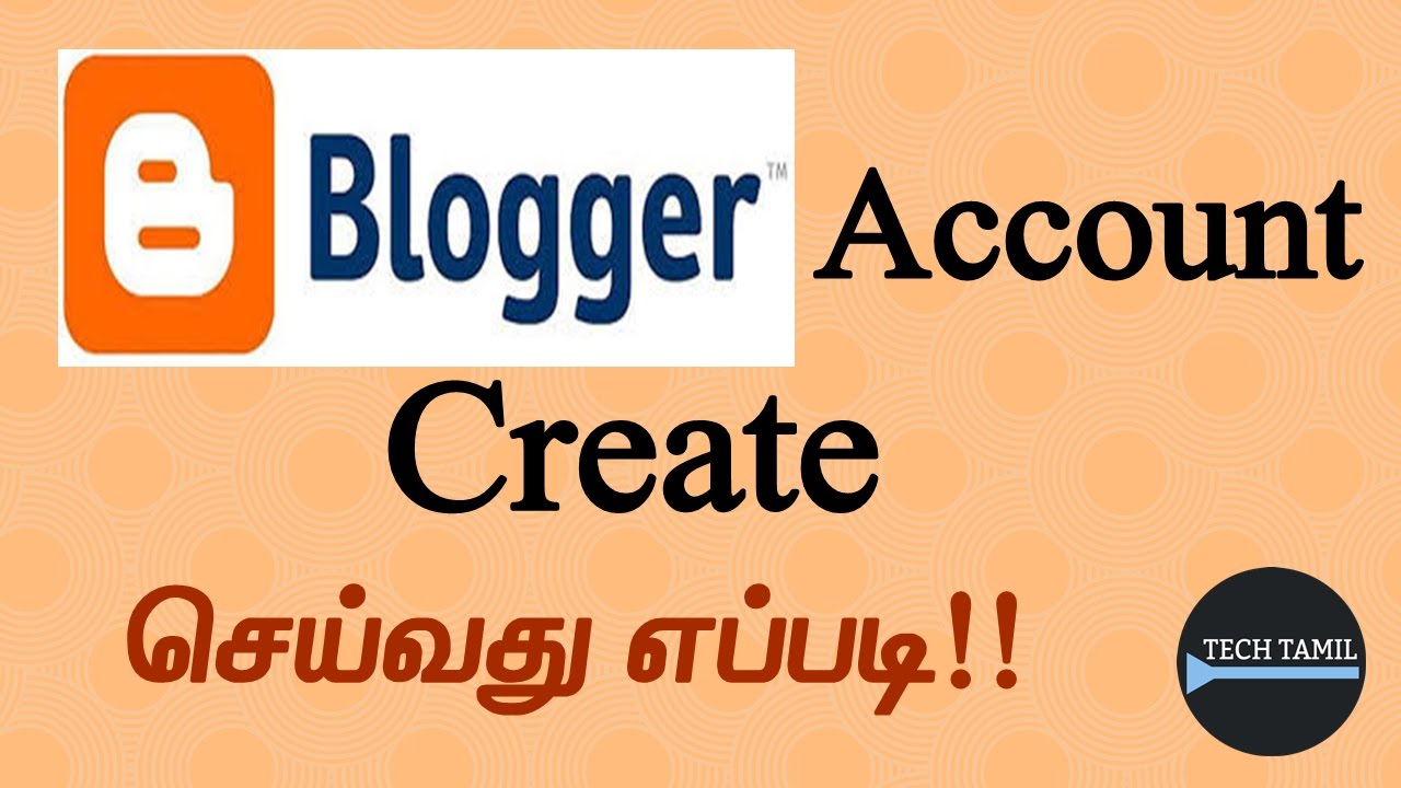 create BLOG its free - tech tamil - YouTube