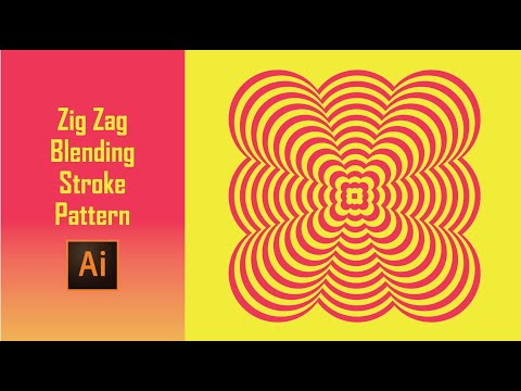 Op Art Logo Design In Illustrator | Geometric Design | Blending Line Graphic | Illustrator Tutorial