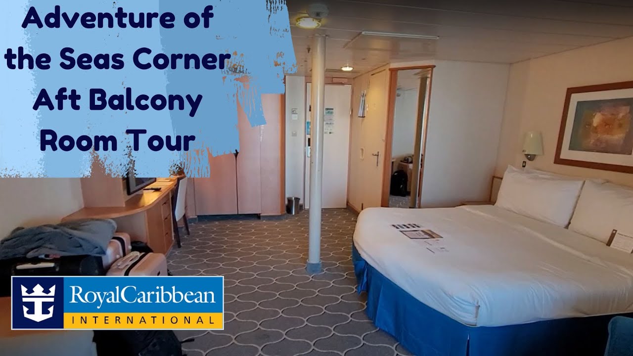 Royal Caribbean Adventure of the Seas Corner Aft Balcony Room Tour Rm 1388