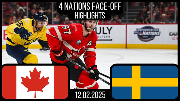 Canada vs. Sweden | 4 Nations Face-Off Highlight | February 12, 2025