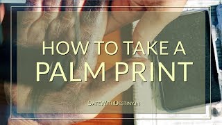 Palmistry | Learn How To Take A Palm Print for Palm Reading
