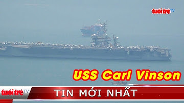 ⚡ NÓNG | Ngắm Tàu sân bay Mỹ USS Carl Vinson cập cảng Đà Nẵng, Việt Nam