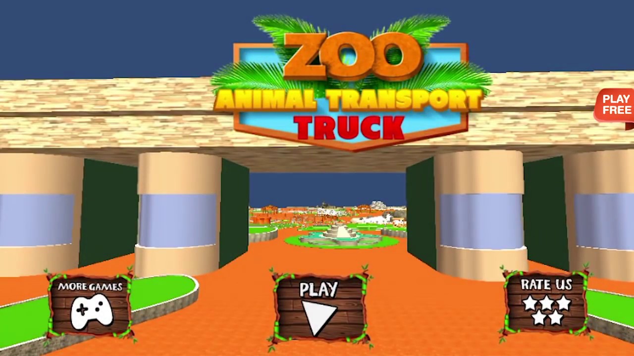 gaming logo Zoo Animal Transport Truck 3D - Android Gameplay HD
