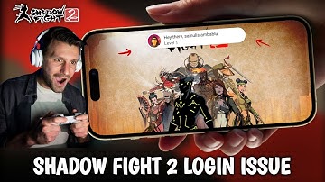 How to Fix Shadow Fight 2 Play Games Login Problem | Shadow Fight 2 Login Issue
