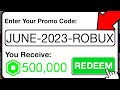 This *SECRET* ROBUX Promo Code Gives FREE ROBUX in JULY 2023! (Roblox 2023) image