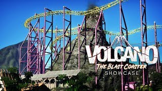 Volcano the Blast Coaster recreation showcase - Planet Coaster
