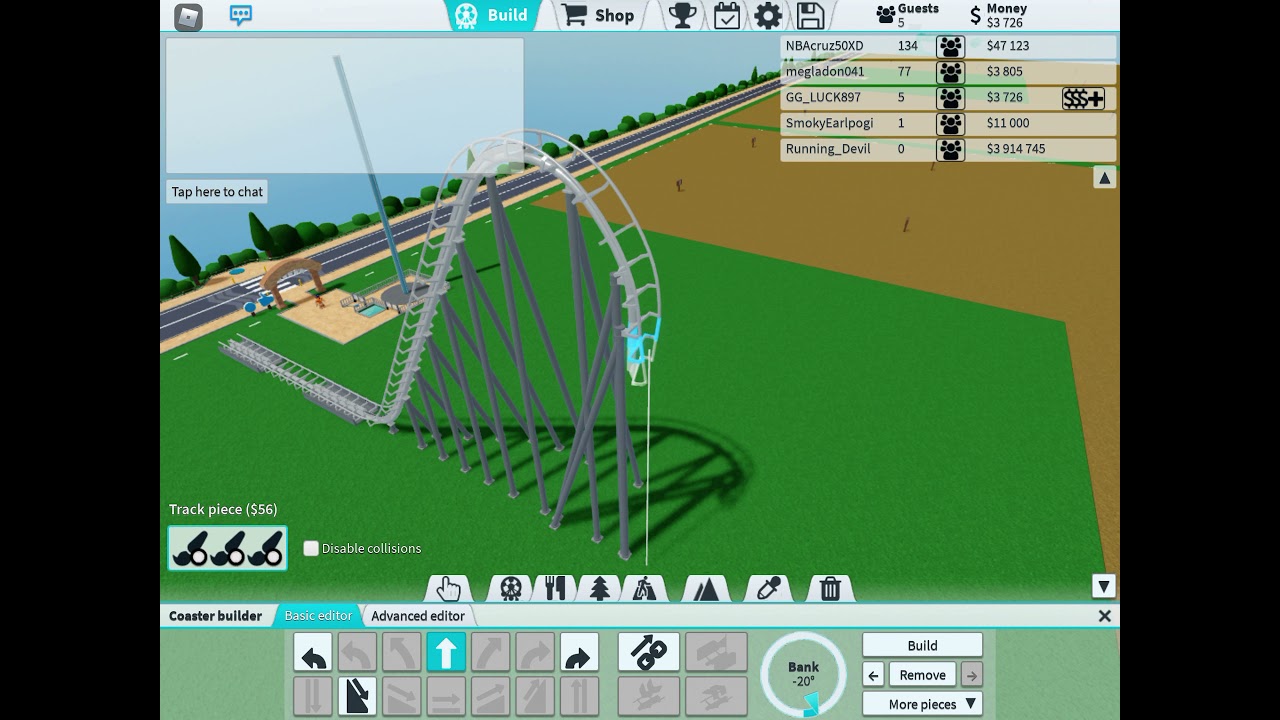 Playing theme park tycoon 2 - YouTube