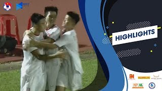 U18 Việt Nam thắng lớn trước Singapore tại giải U18 Đông Nam Á 2019 | VFF Channel