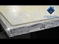 Мраморный стол из старого и ободранного стола. Декор под мрамор. DIY. Upgrade