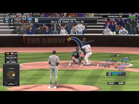 MLB 14: The Show - PS4 Online Franchise EP1 vs TIGERBASEBALL90