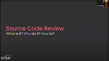 [SecWed] 6 Apr 22 | A Quick Introduction to Manual Source Code Review