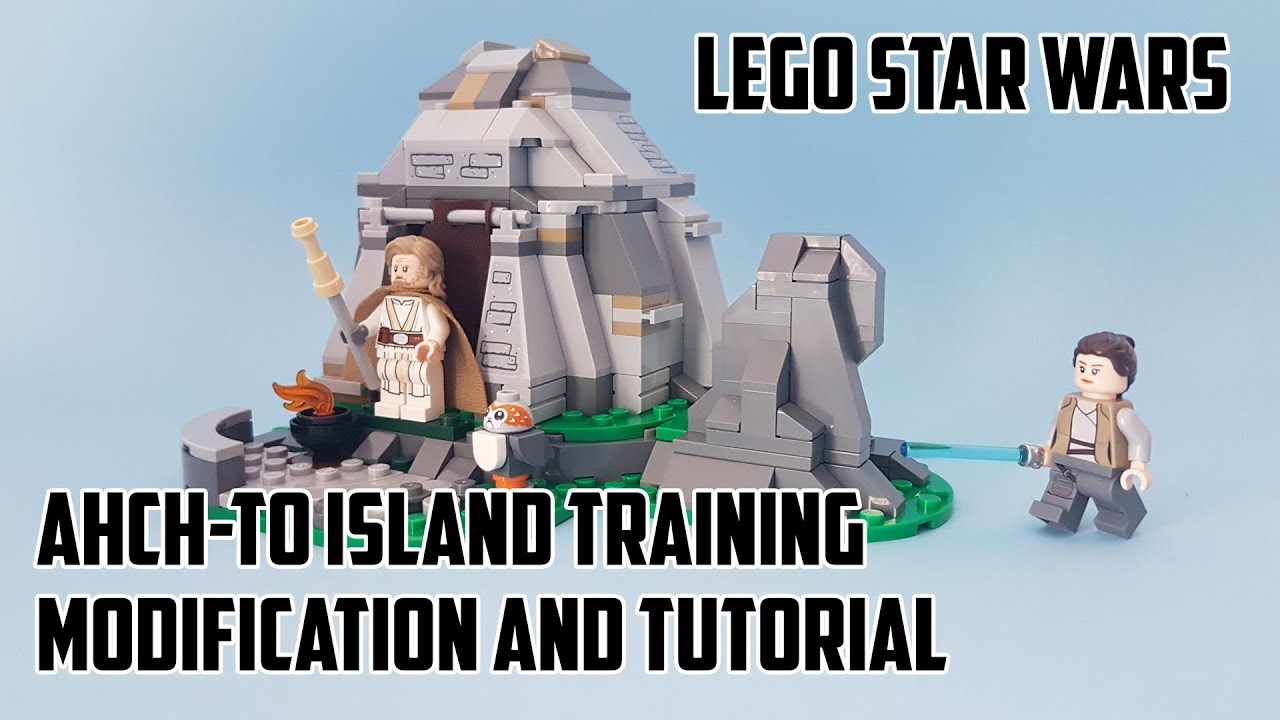 Lego Star Wars Modification with Tutorial - 75200 Ahch-To Island Training