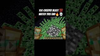 100 Creeper Blast What A Leg 🔥🔥💀