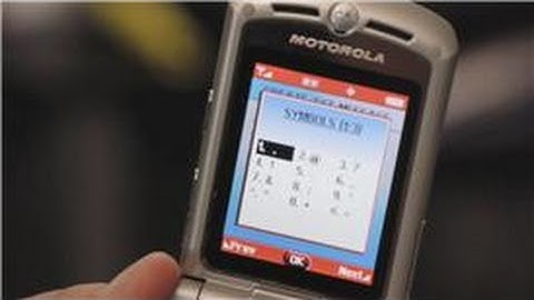 Cell Phone FAQs : Symbols and Text Messages