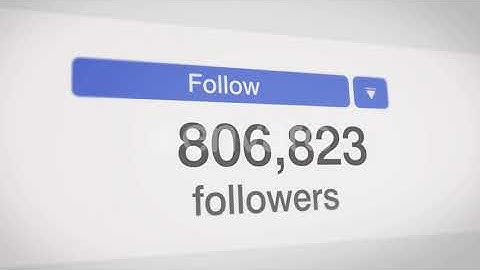 Social Media Followers Counting Bar | Motion Graphics - Envato elements