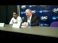 2015 SAC Men's Basketball Championship Semifinals Press Conference - Lincoln Memorial