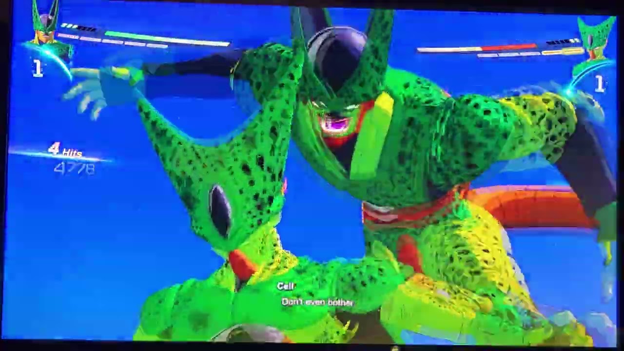 Semi perfect cell vs Imperfect cell Dragonball Sparkling Zero